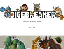 Tablet Screenshot of dicebreaker.com